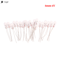 ? TGP 20ชิ้นขนาดเล็ก3/4มม. 6V 12V หลอดไฟไส้หลอดหลอดไส้ข้าวแบบเอดิสัน