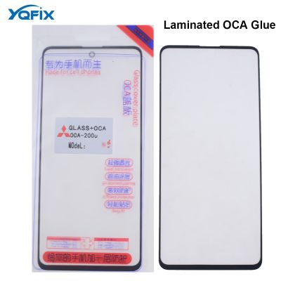 10PCS Screen Front Glass OCA For Samsung Galaxy A73 5G M23 F23 A53 A23 A13 A02 A01 A03 Core A02 F62 F41 A52 A42 A32 Touch Panel