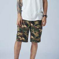 2023 New Fashion version BIGBOOM elastic waist outdoor style basic style camouflage five-point outdoor shorts