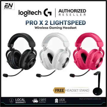 Logitech G PRO X Wireless LIGHTSPEED Gaming Headset with Blue VO!CE Mic  Filter Tech, 50 mm PRO-G Drivers, and DTS Headphone:X 2.0 Surround Sound,  20+ Hour Battery Life, for PC, PS5, PS4