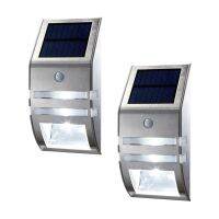 JOYINLED LED Solar Powered PIR Motion Sensor LED Light Outdoor Garden Led Landscape Yard Lawn Security Wall Lamp AUTOOFF