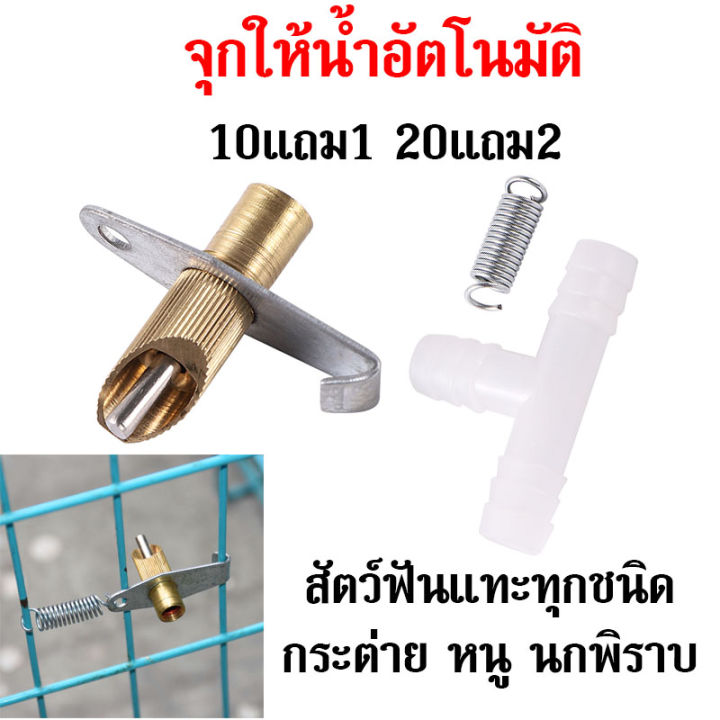 ซื้อ10แถม1-จุกให้น้ำอัตโนมัติ-หัวให้น้ำอัตโนมัติ-หัจุกน้ำให้หนู-จุกน้ำให้กระต่าย-ประสิทธิภาพการปิดผนึกดี