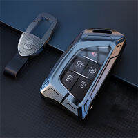 โลหะผสมสังกะสีรถยนต์ปลอกกุญแจรีโมท Keyless Fob ปก H Older กระเป๋าพวงกุญแจสำหรับ Cadillac CT5 2019 2020 5ปุ่มสมาร์ทที่สำคัญรถจัดแต่งทรงผม