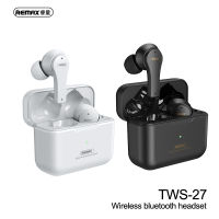 REMAX Wireless Bluetooth Headset 5.0 Earphones Earbud Headphone with Microphone Running Earphone TWS-27 with 9D Stereo Sound