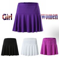 New sports Tennis skirts badminton Skort skirt for Girl women pleated half-length skirt quick dry running fitness skirt