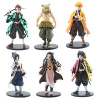 15Cm อะนิเมะใหม่ล่าสุด4ชิ้น Demon Slayer Kimetsu No Yaiba Figure Kamado Nezuko หุ่นตุ๊กตาคอลเลกชั่นของเล่นพีวีซีของขวัญ