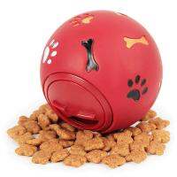 【YF】▬  Dog Rubber Chew Dispenser Leakage Food Interactive Teething Training Diameter 7.5/11/14cm