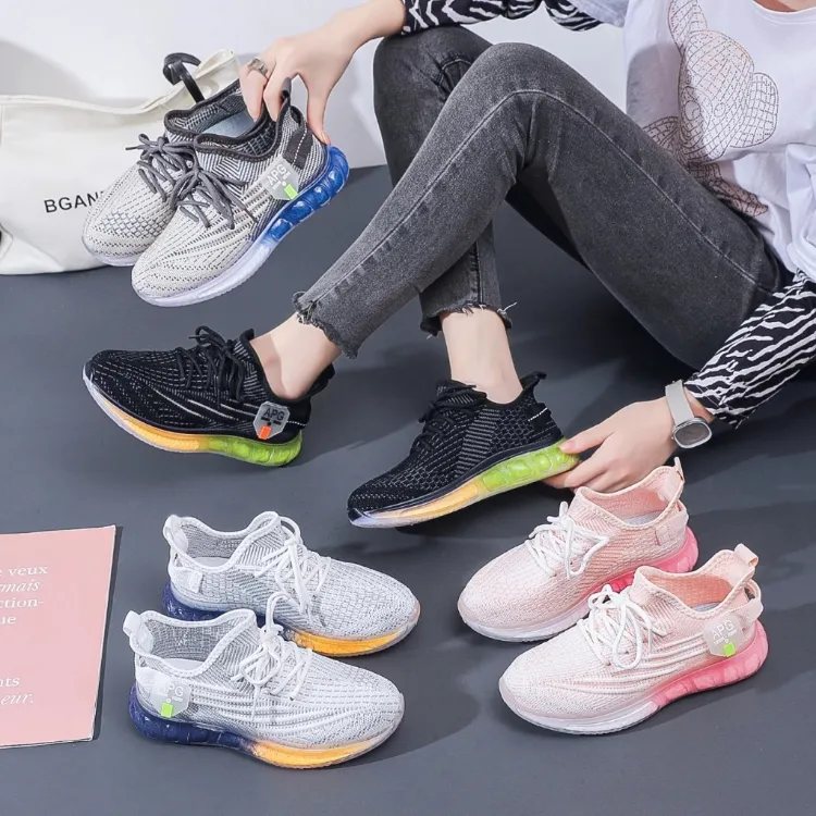 Large Size Rainbow Fitness Walking Sports Shoes Unisex Fashion Sneakers  Running Shoes - China Casual Shoes and Footwear price | Made-in-China.com