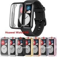 เคสนาฬกา ชนิด TPU แบบชุบไฟฟ้า สีใส สำหรับ HUAWEI WATCH FIT QC7311410