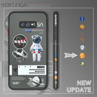 ใหม่ Hontinga ปลอกกรณีสำหรับ Samsung Galaxy Note 9 NASA America อวกาศนักบินอวกาศขอบด้านข้างการออกแบบลวดลายใสเคสโทรศัพท์คลุมทั้งหมดเลนส์ตัวปกป้องกล้องถ่ายรูปปลอกกรณีสำหรับชายหญิง