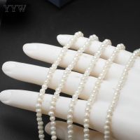 3-4mm A String Freshwater Extremely Meticulous Small Pearl Beads Accessories Bracelet Necklace Bead Material Jewelry Wholesale