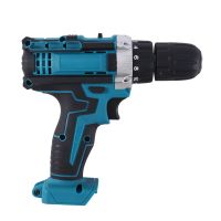 Impact Drill Cordless Electric Screwdriver 13mm 25+3 Power Tool Electric Drill Part Component for 21V Battery (Bare Metal)