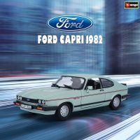 Urago 1:24รถวินเทจขนาด1982 Ford Capri รถโลหะผสมแข่งรถคอลเลกชันโมเดลของเล่นของขวัญรถหรู Diecast