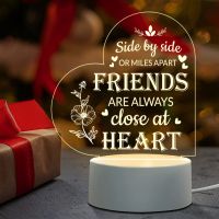 ☇ Calibron Friend Birthday Gifts for Women Night Lights Unique Friend Gifts Acrylic Night Lamps Birthday Gifts for Friends Female