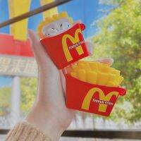 [SOSO 3C accessories] 3D ตลกจำลอง McDonald 39; S มันฝรั่งทอดซิลิโคนอ่อนนุ่มหูฟังกรณีสำหรับ Airpods 1 2 Pro 3rd ชาร์จกล่องหูฟังปก