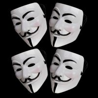 TEMELO Anonymous Hacker V For Vendetta Master Face Mask ชุดแฟนซีอุปกรณ์ประกอบฉากฮาโลวีน