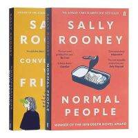 Sally Rooney นวนิยาย2เซ็ตปริมาณแชทบันทึกภาษาอังกฤษต้นฉบับสำหรับคนธรรมดา