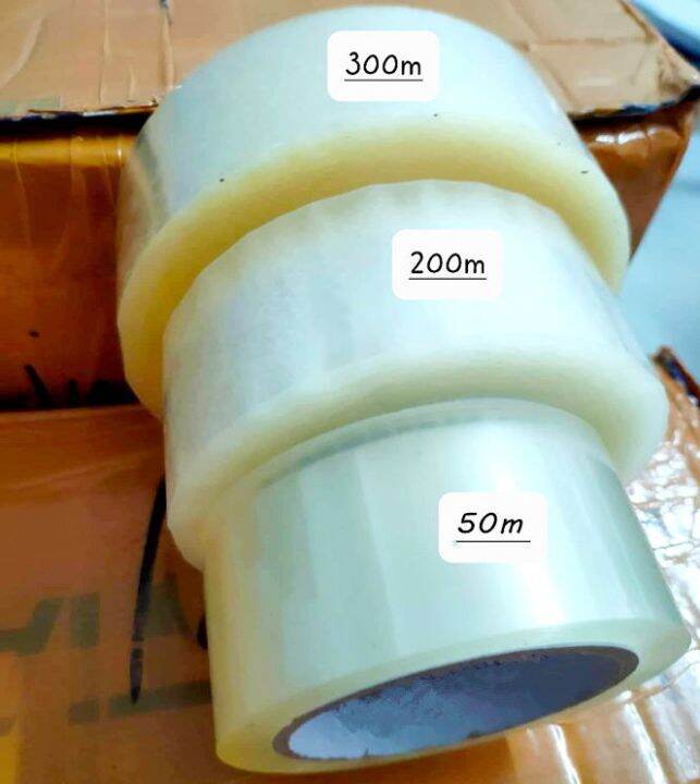 200/300meters Sealing Tape Express Packing And Binding Tape Pack Clear Tape tan Tape Fragile