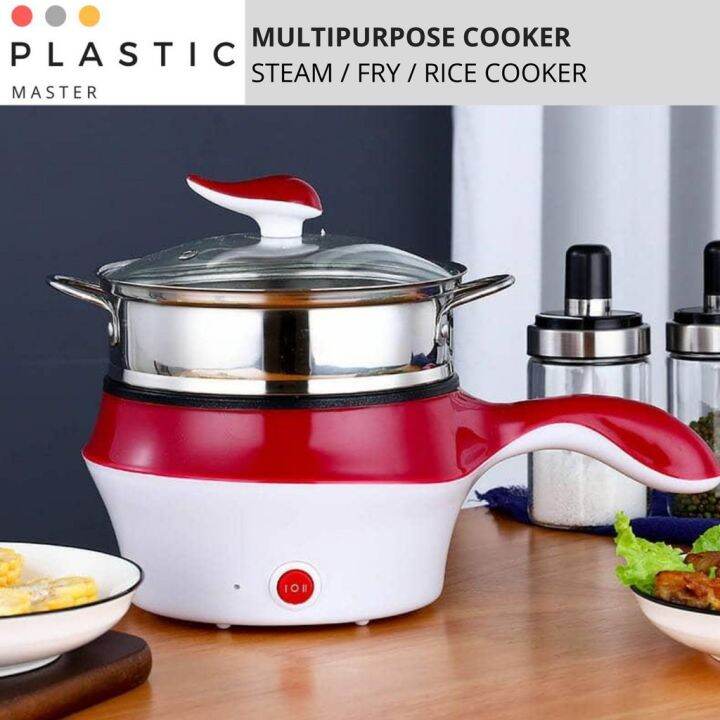 Multipurpose Electric Non-Stick Cooker, Fry, Steam, Rice Cooker Mini ...