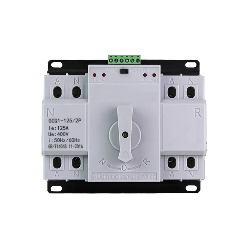 Dual Power Automatic Transfer Switch AC 220V 2P 63A CB Automatic