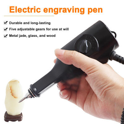 Mini Wood Router Engraving Machine Electric Engraver Etching Pen For Jewelry Glass Wood Ceramic Metal Plastic