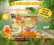 Bộ đôi đậu nành hạt sen và đậu nành hạt sen mật ong 100% nguyên chất từ