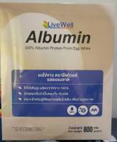 Albumin LiveWell ไข่ขาวชนิดผง ตราลีฟเวลล์ 800g (2ถุง/1กล่อง)