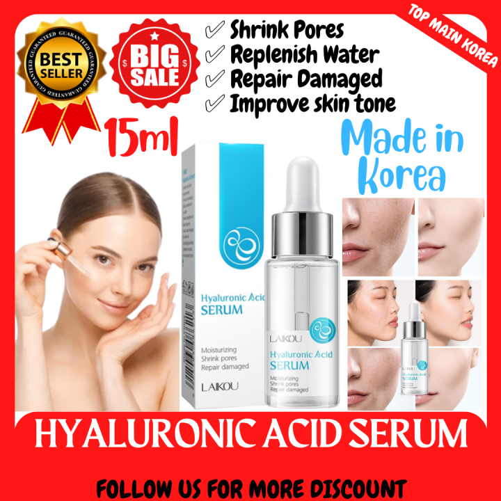 💯 LAIKOU (Made From Korea) Korea Hyaluronic Acid Serum (17ml ...