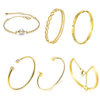 titanium bracelets Stainless Steel Fashion Women Pulseira Jewelry Cuff Bracelets Bangles love Brand Letter Bracelets For Women