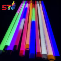 ST 30pcs หลอดไฟLED หลอดไฟสี led หลอดไฟงานวัด หลอดน็อคดาวน์ หลอดพร้อมปลั๊ก T8 18w มี11สี