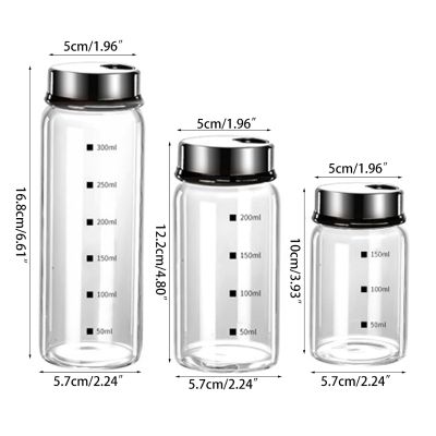 hotx【DT】 Glass Spice Jar Bottle for Seasoning Condiment Pepper Storage with Lid Airtight Caps wholesales 517