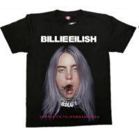 เสื้อยืด billie eilish raptee hiphop เสื้อวง billieeilish