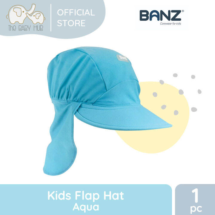 Baby banz flap store hat