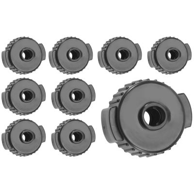 9Pcs ABS Drum Set Quick Release Nuts Cymbal Quick Assembly Drum Mate Replacement Accessories