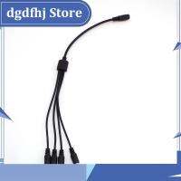 Dgdfhj Shop 12V 1 Female to 4 Male DC Power Adapter Splitter Cable Connector 5.5mm*2.1mm Plug for CCTV LED Strip Power Supply