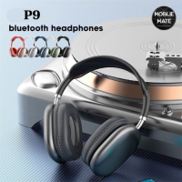 หูฟังซับวูฟเฟอร์ไร้สายรุ่นP9 Headphones Bluetooth หูฟังแบบครอบหู หูฟังบลูทูธ หูฟังบลูทูธครอบหู บลูทูธ ไร้สาย ไมโครโฟนในตัวตัดเสียงรบกวน