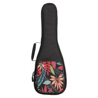 Cgenius Ukelele ไนลอนเคสพกพาสำหรับ Soprano Concert Thick Padded