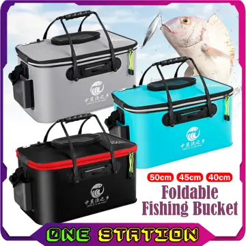 Fishing Bucket Kotak Pancing Foldable Fishing Box Pancing Murah