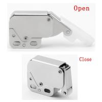 10-1 Pieces Cabinet Door Push to Open Handle-free Touch Open Catch Latch Auto Spring Opening For Furniture Cupboard DIY Opener Door Hardware Locks