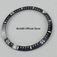 BLIGER 41MM Black Carving Black Ceramic Bezel Luminous Dot Watch Bezel Fit Insert Automatic Movement Mens Watch BB49