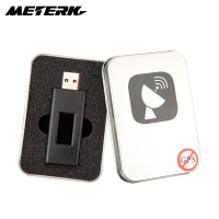 METERK U Disk ดิสก์ประเภทระบบตำแหน่งทั่วโลก L2สัญญาณป้องกันอินเตอร์เฟซ USB อุปกรณ์ป้องกันรถยนต์พร้อมจอแสดงผล LED และกล่องเก็บโลหะ