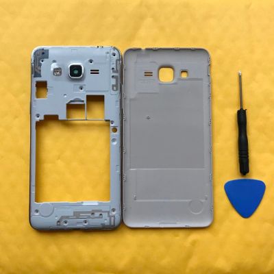 For Samsung Galaxy J2 Prime G532 G532H G532F G532G G532M Original Phone Middle Frame With Rear Battery Door Housing Back Cover Replacement Parts