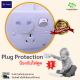 ที่ป้องกันโดนไฟดูด ลูกโดนไฟดูด จากปลั๊ก แก้ปัญหาได้ด้วย Plug Protection ของใช้เด็กเล็ก 1 แพ็ค มี 6 ชิ้น by B-Health&Care
