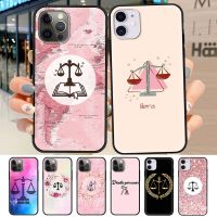 Stylish Silicone Case for Apple iPhone 11 12 Pro Max SE 2020 7 8 Plus X XR XS 6 Black Soft Smartphone Cover Law Student