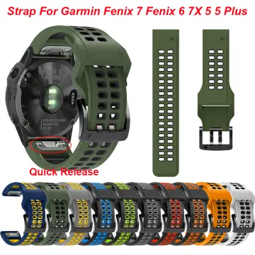 Silicone Quick Watch Band Easy Fit Strap For Garmin Fenix 7X 7 6X 6 5X 5  Epix