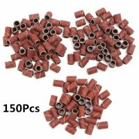 80#120#180# sanding belt sleeve cuffs electric polishing sandpaper ring sand nail art drill file salon skill tool  150pcs Cleaning Tools