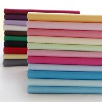 Teramila Cotton Fabric 18 PCS Mixed Solid Color 10cm*10cm Charm Pack for Arts Craft Sewing Accessories Material Patchwork Quilt