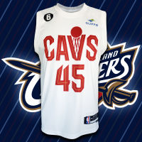 เสื้อบาส เสื้อบาสเกตบอล NBA Cleveland Cavaliers เสื้อทีม คลีฟแลนด์ คาวาเลียส์ #BK0150 รุ่น Association Donovan Mitchell#45 ไซส์ S-5XL