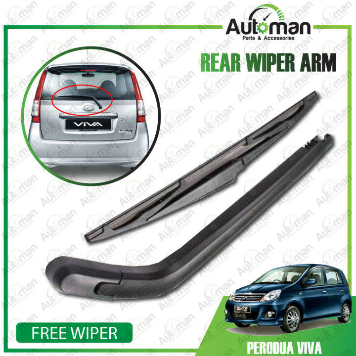 Perodua Viva Rear Wiper Arm Complete Set with Free Wiper Lazada