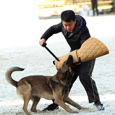 Guard Dog Bite Training Set Durable Jute Training Young Arm Protection Safety Dog Bite Sleeve With Handle Thickened